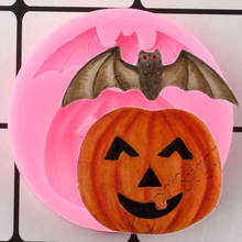 Pumpkin Bat Silicone Molds DIY Halloween Cupcake Topper Fondant Cake Decorating Tools Candy Polymer Clay Chocolate Moulds 2024 - buy cheap