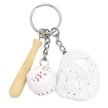 Chaveiro de beisebol de brinquedo, mini figura criativa de 100 segundos, brinquedo quente de ação, pingente de beisebol feito à mão para meninos 2024 - compre barato