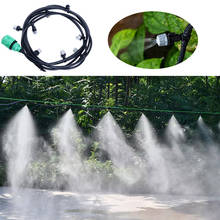 10M Garden Water Misting Cooling Irrigation System Sprinkler Water irrigation with 10pcs Nozzle Sprinkler 2024 - buy cheap