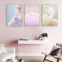 Pintura en lienzo de cielo de amor moderno, carteles de estilo minimalista e impresiones, arte de pared, imagen de moda para sala de estar, decoración del hogar, Cuadros 2024 - compra barato