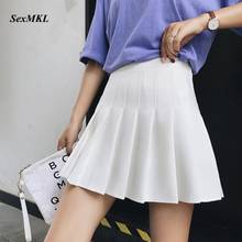 Harajuku Short Skirt Korean Skirts Women 2022 Summer Zipper High Waist School Girl Pleated Skirt Sailor Sexy Mini Skirt Japanese 2024 - buy cheap