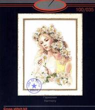 New beautiful lovely counted cross stitch kit harmony mother and daughter daisy flower Riolis 100-035 2024 - buy cheap