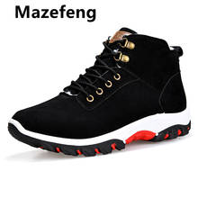 Men Boots Men's Winter Shoes Fashion Snow Boots Shoes Plus Size Winter Sneakers Ankle Men Shoes Winter Boots Black Blue Footwear 2024 - buy cheap