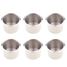 6 Pieces Stainless Steel Boat RV Cup Drink Holder Corrosion Protection 68x55mm 2024 - buy cheap