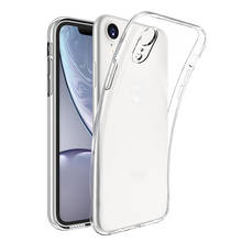 Ultra fino fino caso claro para iphone 11 pro max 11pro xs x xr se 2020 7 8 plus 6s 12 5 5S transparente macio tpu silicone capa 2024 - compre barato