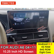 Android 9.0 4+64G For Audi A6 C6 4F 2004~2011 MMI 2G MMI 3G Car Radio Stereo GPS Navigation Car Multimedia Player 2024 - buy cheap