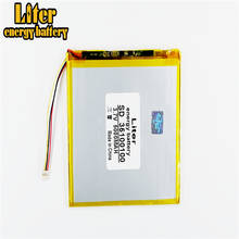 Bateria do polímero do lítio da tomada 1.0-4 p 3.7v 35100100 com bateria do pc da tabuleta do backup 5000mah do pcm 2024 - compre barato
