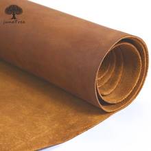 Large size Tanned Leather Piece DIY Genuine Leather Material Full Grain cowhide cow leather brown thick skin 2.0 mm 2024 - buy cheap