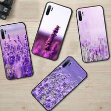 Funda de teléfono con flores de lavanda púrpura para Huawei honor Mate P 9 10 20 30 40 Pro 10i 7 8 a x Lite nova 5t 2024 - compra barato