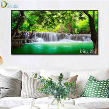 Diamond Embroidery Waterfall Landscape 5D DIY Diamond Painting Cross Stitch Wall Art Mural Square/Round Drill Mosaic Decor Gift 2024 - buy cheap