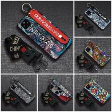 Anti-dust cover Phone Case For Google Pixel 4A 5G Wristband New Arrival Soft Graffiti Phone Holder 2024 - buy cheap