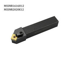 External cylindrical cutting tool cutting strip MSSNR2020K12 Tool holder CNC shank carbide cutting blade MSSNR1616H12 lathe tool 2024 - buy cheap