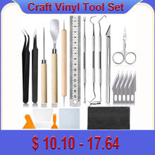 22PCS Craft Vinyl Tool Set Basic Vinyl Tool Silhouettes Cameos Lettering DIY Engraving Tools For Beginners Multifunctional 2021 2024 - buy cheap