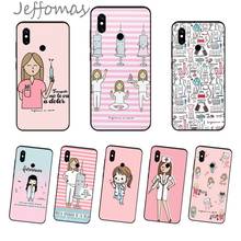 Capa de celular linda de medicina, médico, dentista, para xiaomi redmi 4x5 plus 6a 7 7a 8 mi8 8lite 9 note 4 5 7 8 pro 2024 - compre barato