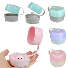 Newborn Cute Baby Pacifier Holder Portable Baby Infant Kids Pacifier Nipple Cradle Case Holder Travel Storage Box 3 Colors 2024 - buy cheap