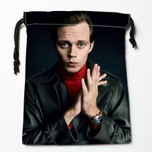 Skarsgard-bolsas con cordón personalizadas, embalaje de 18x22cm para regalo de boda, fiesta o Navidad, tela satinada, 12,2 2024 - compra barato