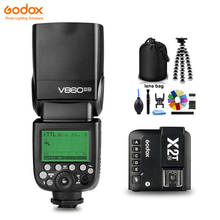 Godox-bateria de íon de lítio v860ii, v860iin, ttl, hss, flash speedlite, com gatilho, transmissor para nikon d850, d5, d4, d3x, z7 2024 - compre barato