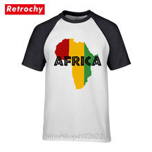 Camiseta mapa africano, camiseta estilo tributo à mãe, mama, áfrica em a rasta, reggae, preço baixo, pescoço, homens, hipster 2024 - compre barato