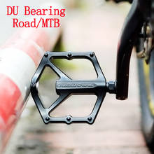 PROMEND Bicycle Pedals Anti-slip DU Bearing Pedal  Ultralight Aluminum Alloy Road MTB Bike Pedal Wide Platform  Bike Accessories 2024 - buy cheap