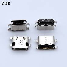2pcs Type C Micro USB Connector Jack Socket Charging Port For ZTE Axon 7S A2018 A 2018 2024 - buy cheap