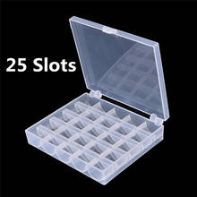 25 Slots Empty Bobbins Spools Box Storage Sewing Machine Bobbin Case Covers Sewing Tools 2024 - buy cheap