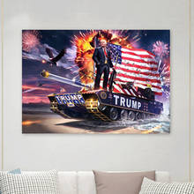 Trump cartaz donald trump presidente americano estrela estudo sala de estar pendurado pintura eleição cartaz decoração da sala estética 2024 - compre barato