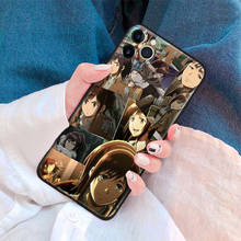 Ataque no titã anime mangá sasha brouse silicone caso de telefone para o iphone se 6s 7 8 plus x xr xs 11 12 mini pro capa de vidro max 2024 - compre barato