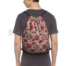 Bokhara-mochila con estampado bordado de estilo antiguo, bolsa con cordón para montar, escalada, gimnasio, alfombra Vintage 2024 - compra barato