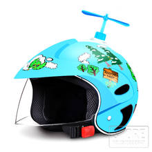 Capacetes de motocicleta infantil, capacetes de meio rosto completos para bicicleta, motocicleta, fofos, desenhos animados para crianças, scooter, bonés de bicicleta 2024 - compre barato