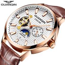 GUANQIN 2020 business watch men Automatic Luminous clock men Tourbillon waterproof Mechanical watch top brand relogio masculino 2024 - buy cheap