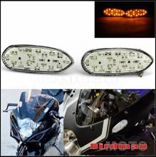 Seta de motocicleta com led embutido, luz âmbar e piscante, lâmpada indicadora para tamanhos 05-16 2024 - compre barato