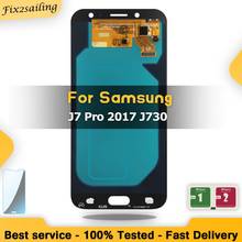 5.5'' AMOLED LCD For SAMSUNG Galaxy J7 Pro 2017 J730 J730F Display Touch Screen Digitizer Replacement Parts 2024 - buy cheap