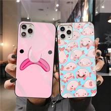 Funda de vidrio templado para teléfono iPhone, carcasa bonita de Blobfish para iPhone 12 Pro Max Mini 11 Pro XR XS MAX 8X7 6S 6 Plus SE 2020 2024 - compra barato