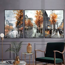 Canvas Paintings Abstract Paris Arc De Triomphe Street on The Wall Living Room Canvas Posters and Prints Wall Art Home Decor 2024 - buy cheap