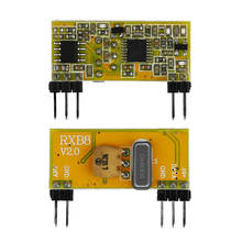 Módulo receptor inalámbrico RXB8 de 10 piezas, placa de 433 MHZ, 5V, superfluorescente, perfecto para Arduino, sensibilidad AVR, bajo consumo de energía 2024 - compra barato