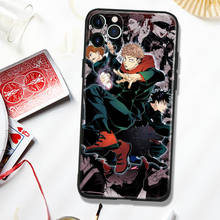 Jujutsu Kaisen Character Anime Soft Silicone Glass Phone Case Cover Shell For iPhone SE 6 6s 7 8 Plus X XR XS 11 12 Mini Pro Max 2024 - buy cheap