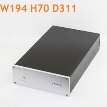 Anodized Aluminum Power Amplifier Chassis DIY Decoder Shell Home Audio Headphone AMP DAC Case Preamp Amp Housing W194 H70 D311 2024 - buy cheap