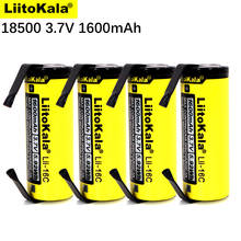 1-40PCS LiitoKala Lii-16C 18500 1600mAh 3.7 V rechargeable battery Recarregavel lithium ion battery for flashlight+DIY Nickel 2024 - buy cheap