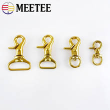 2pcs 10/11/20/25mm Solid Brass Bag Buckle Belt Keychain Clasps Lobster Swivel Trigger Clips Snap Hooks DIY Accessories AP528 2024 - buy cheap