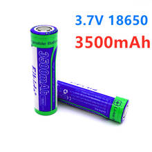 2021 novo 18650 3500mah bateria 3.7v 30a alta descarga 18650 baterias recarregáveis para lanterna elétrica ferramentas bateria 2024 - compre barato