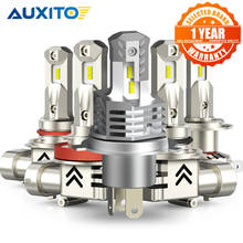 AUXITO-bombilla LED Canbus para faro delantero de coche, 12000Lm, Turbo, H4, HB3, 9005, HB4, 9006, H9, H8, H11, H7, para Mercedes, VW, BMW y Audi 2024 - compra barato