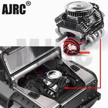 Motor de resfriamento para carros, rc f82 v8 simular, ventilador, para modelos 1/10, crawler modelo a controle remoto, traxxas, axial, scx10, 90046, redcat, gen8, g63 2024 - compre barato