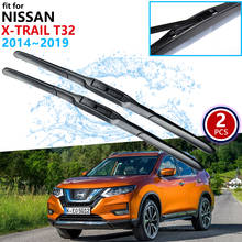for Nissan X-Trail T32 2014~2019 X Trail Front Windscreen Windshield Wipers Car Accessories Car Wiper Blades Stickers 2015 2016 2024 - buy cheap