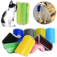 Cat Self Groomer Wall Corner Massage Comb Cat Corner Groomer Brush with Catnip Cats Comb with Long and Short Fur With Catnip 2024 - buy cheap