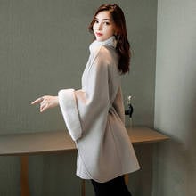 autumn and winter new Casual Cloak women fashion Loose Coats Solid color Thick section Cloak Coats Womens clothing 2024 - buy cheap