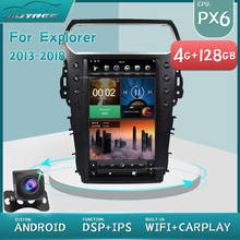 Radio con GPS para coche, reproductor Multimedia con Android, PX6, 13,6 pulgadas, 2 din, DVD, grabadora, 2 din, para Ford Explorer 2013-2018 2024 - compra barato