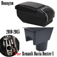 Reposabrazos para Renault Dacia Duster I 2010-2015, caja de almacenamiento con reposabrazos, decoración de estilo de coche 2011 2012 2013 2014 con carga USB 2024 - compra barato