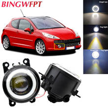 BINGWFPT For Peugeot 107 207 307 3008 407 607 301 308 408 2008 4007 4008 5008 Car 12V LED Angel Eye Fog light 2024 - buy cheap