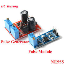 Ne555 gerador de frequência de pulso ciclo de trabalho módulo ajustável onda quadrada 5 v a 12 v gerador de sinal de acionamento do motor deslizante 2024 - compre barato
