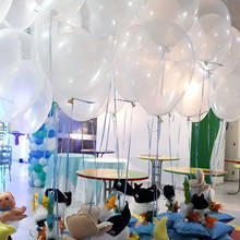 Globo transparente de helio, 12 pulgadas, 50/100 piezas, fiesta de cumpleaños decoración para, Bola de aire inflable 2024 - compra barato